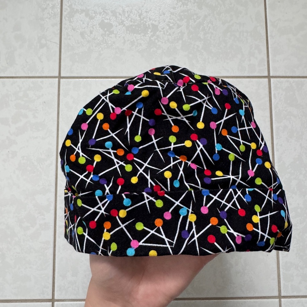 Colorful scrub cap